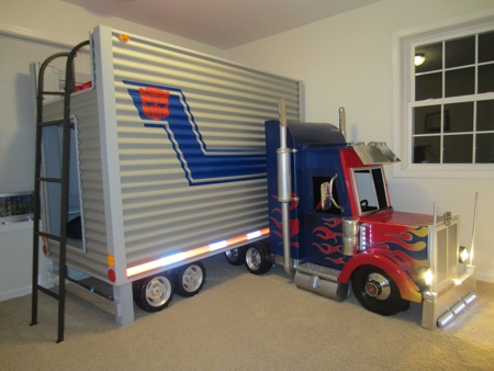 Transformers Optimus Prime Bed