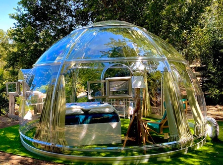 Inflatable Transparent Panoramic Pod