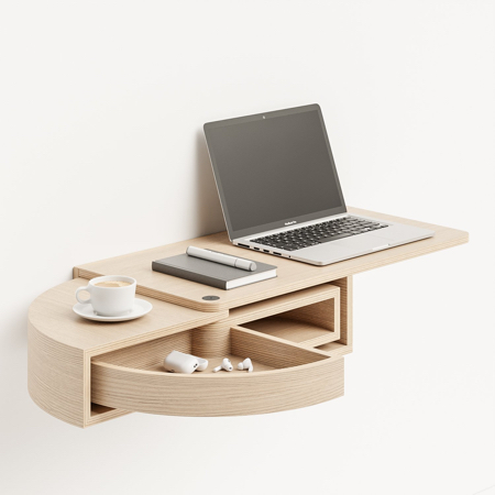 Wall-Mounted Desk