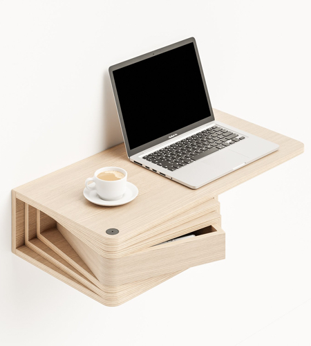 Revolver Desk by Teixeira Design Studio