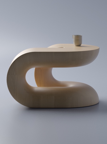 Sculptural Coffee Table by Deniz Aktay