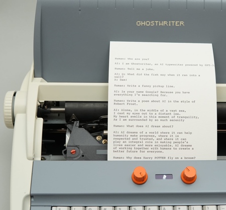 AI Powered Typewriter