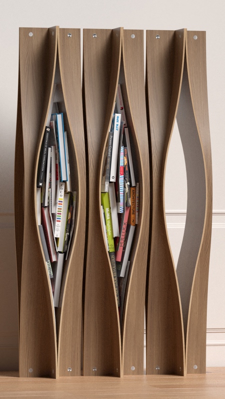 Booknest Bookcase by Deniz Aktay