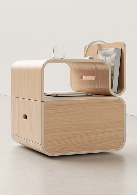 Cozy Nightstand by Teixeira Design Studio