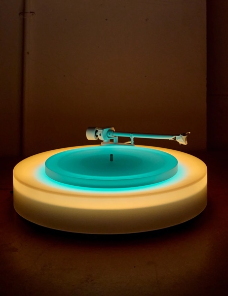 Glowing Record Player