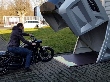 Portable Motorcycle Locker