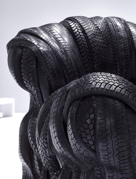 Chair Made of Tires