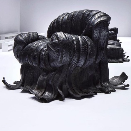 Recycled Car Tires Chair
