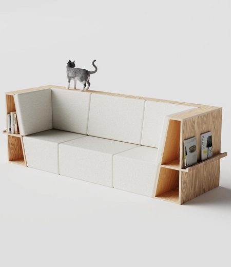 The Grid Sofa by SUNRIU Design