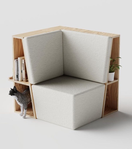 Grid Sofa by SUNRIU