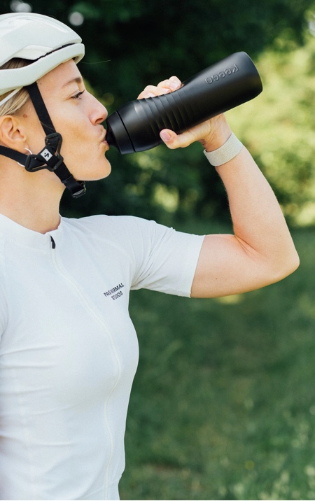 KEEGO Squeezable Metal Water Bottle