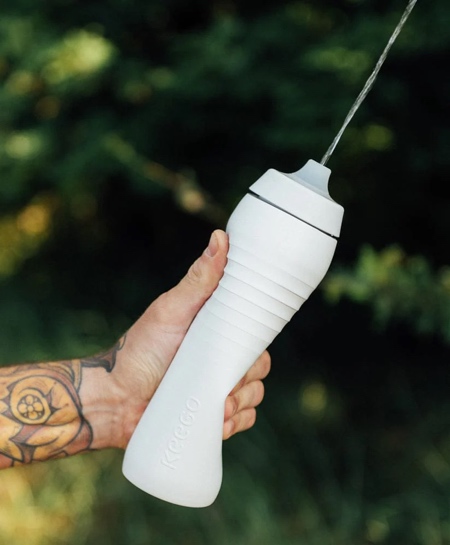 Squeezable Metal Water Bottle