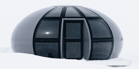 Sleeping Pods in Antarctica