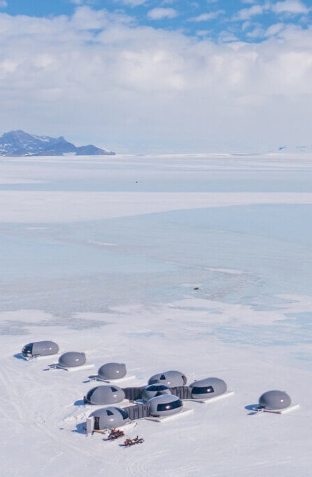 White Desert Sleeping Pods