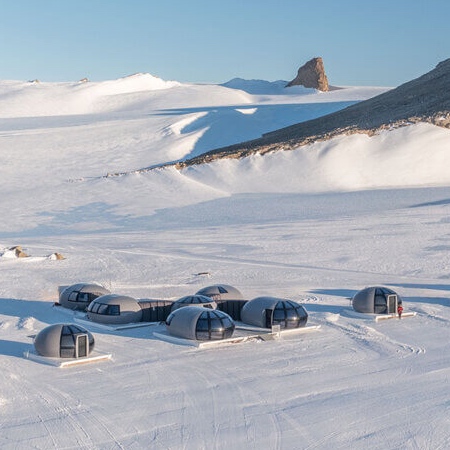 Sleeping Pod in Antarctica