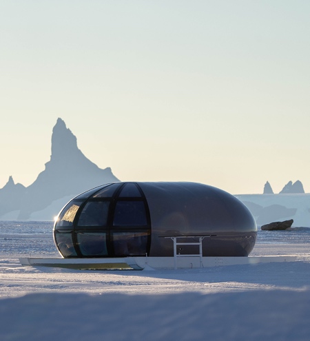 White Desert Camp in Antarctica