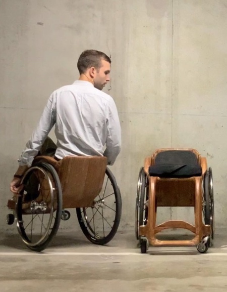 Paul de Livron Wooden Wheelchairs