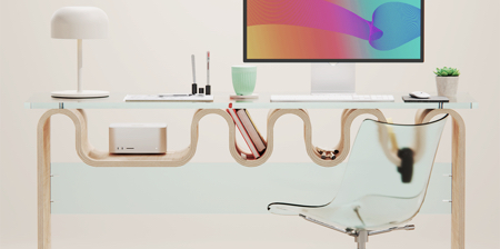 Wave Desk by Bored Eye Design