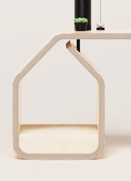 Dog Hut Desk by Liam de la Bedoyere