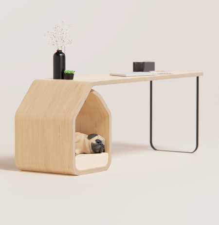 Dog Hut Desk