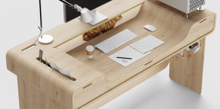 Hollow Desk by SUNRIU Design