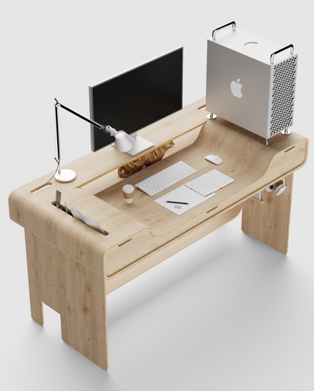 SUNRIU Design Hollow Desk