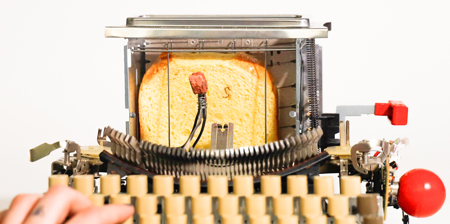 Toaster Typewriter by Ritika Kedia