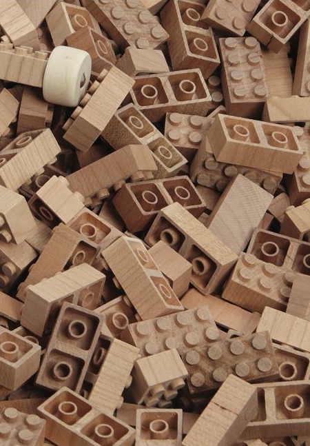 Wooden LEGO