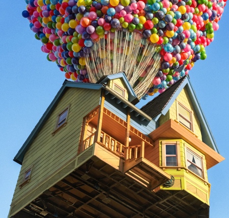 Pixar Up House on Airbnb