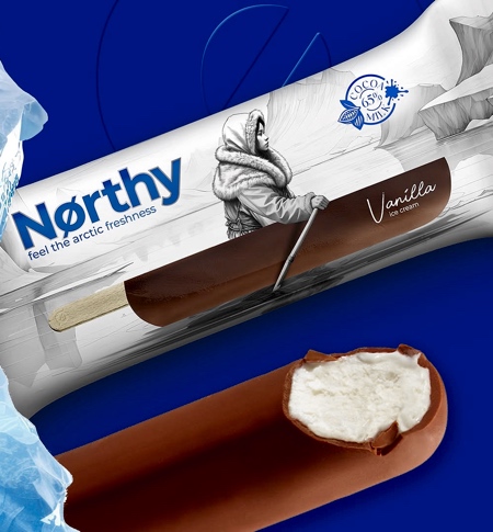 Northy Ice Cream Packaging Design