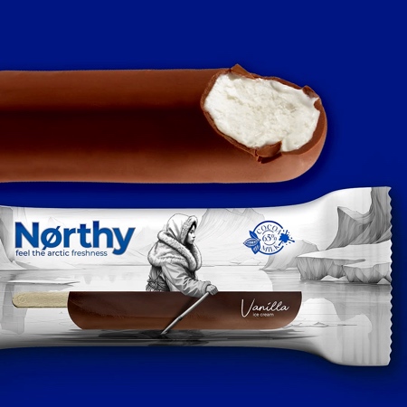 North Ice Cream Packaging Design