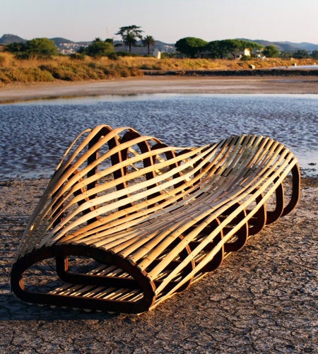 Bamboo Bench