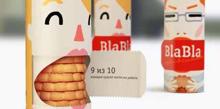 Bla-Bla Cookies Packaging