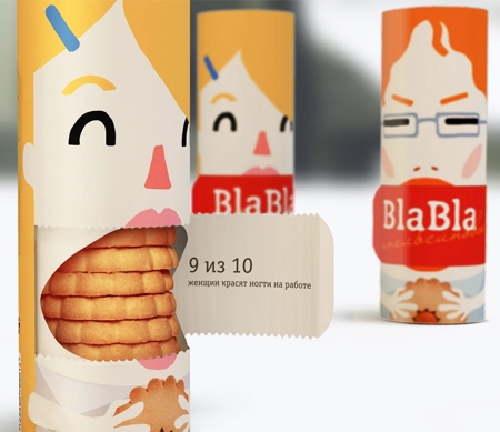 Bla Bla Cookies Packaging
