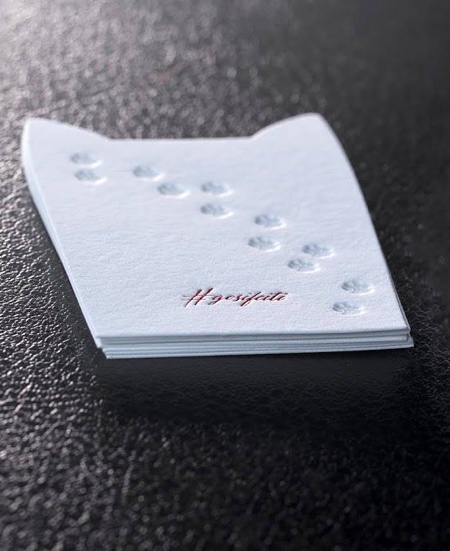 Cat Inspired Business Card