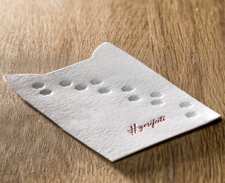 Cat Paws Business Card