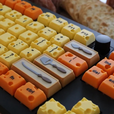 Cheese Plate Computer Keyboard