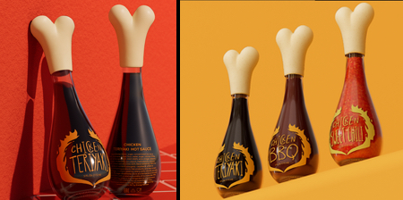 Chicken Drumstick Sauce Packaging