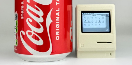 Miniature Apple Macintosh Computer