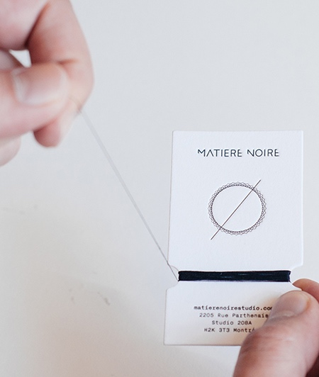 Matiere Noire Sewing Thread Business Card