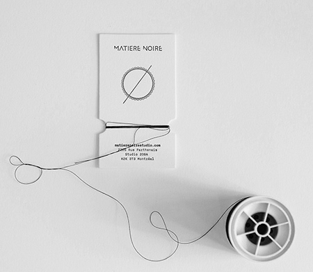Matiere Noire Thread Business Card