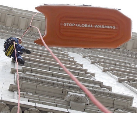 Stop Global Warming Boat