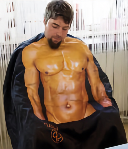 Bodybuilder Barber Shop Apron