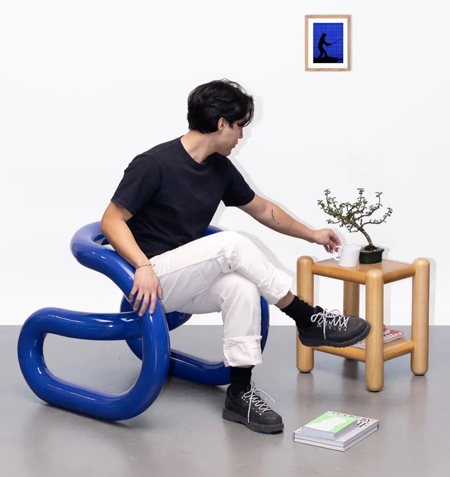 Bike Rack Chair by Nik Bentel Studio