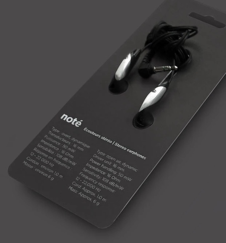 Note Headphones Packaging