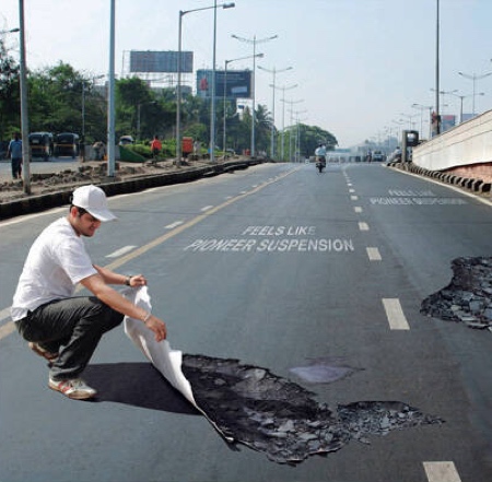 Pothole Sticker