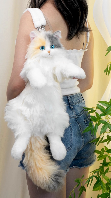 Plush Cat Backpack