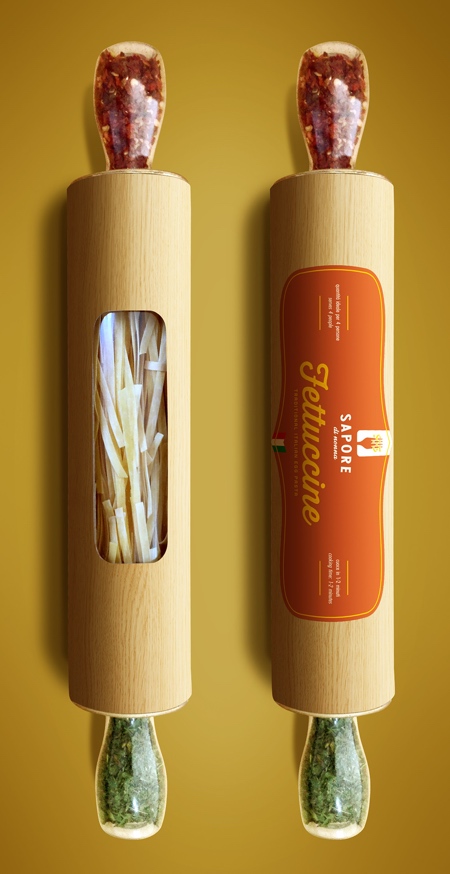 Breno Cardoso Rolling Pin Pasta Packaging