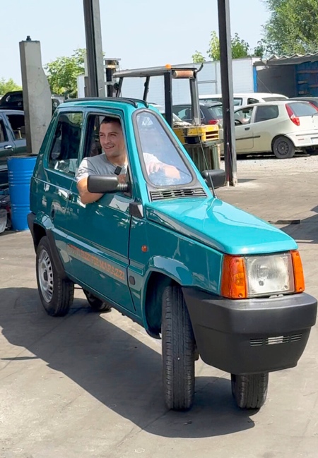 World’s Thinnest Fiat Panda