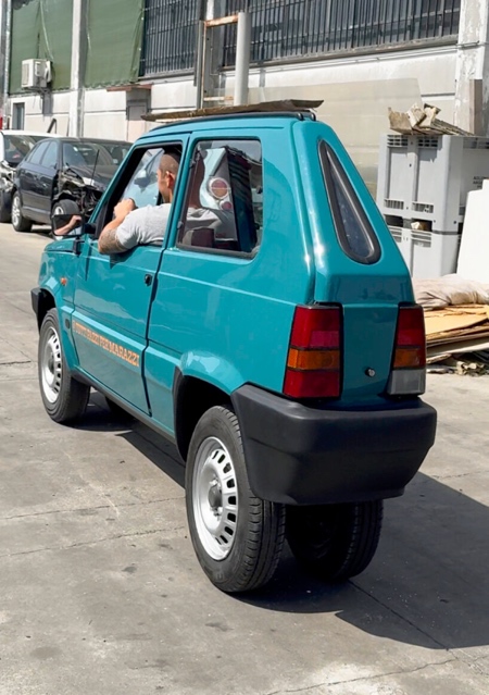 World’s Thinnest Fiat Panda Car